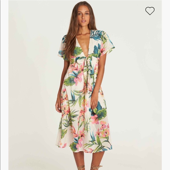 Billabong Dresses & Skirts - Billabong ‘Rolling Seas’ midi dress